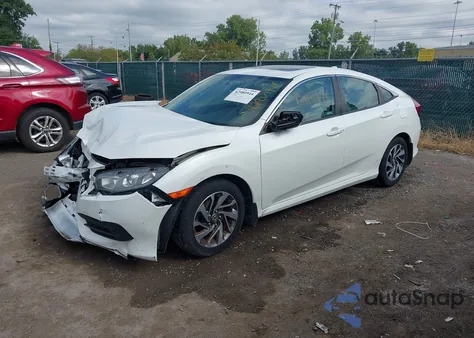 2018 Honda Civic Ex z USA, uszkodzony, nr VIN 19XFC2F74JE005485